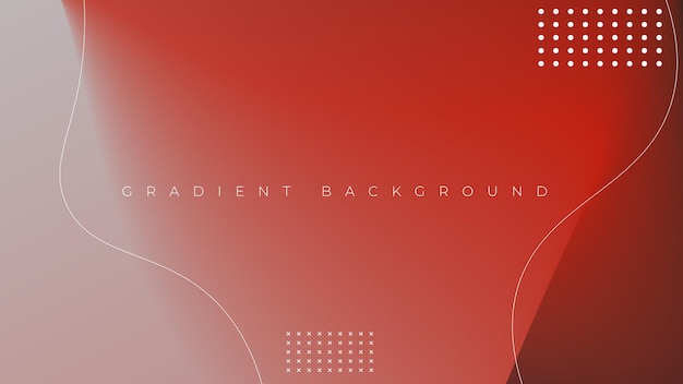 Beautiful red gradation background smooth and soft texture