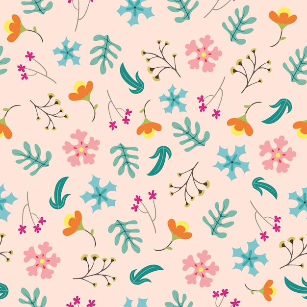 Beautiful Seamless Floral pattern design