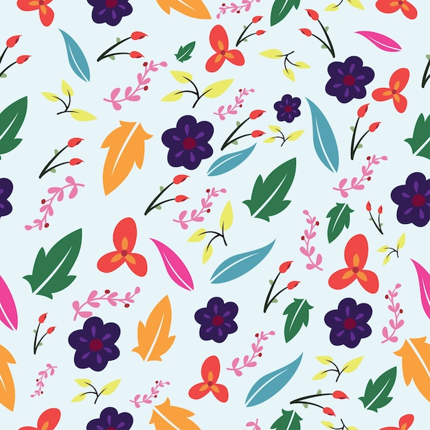 Beautiful Seamless Floral pattern design