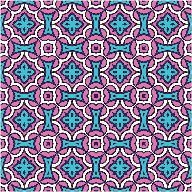 Beautiful seamless pattern with abstract style