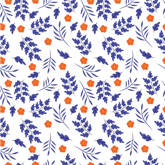 Beautiful Small Vintage Floral Seamless Pattern