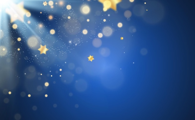 Beautiful sparks shine with special light Vector sparkles on a transparent background Christmas