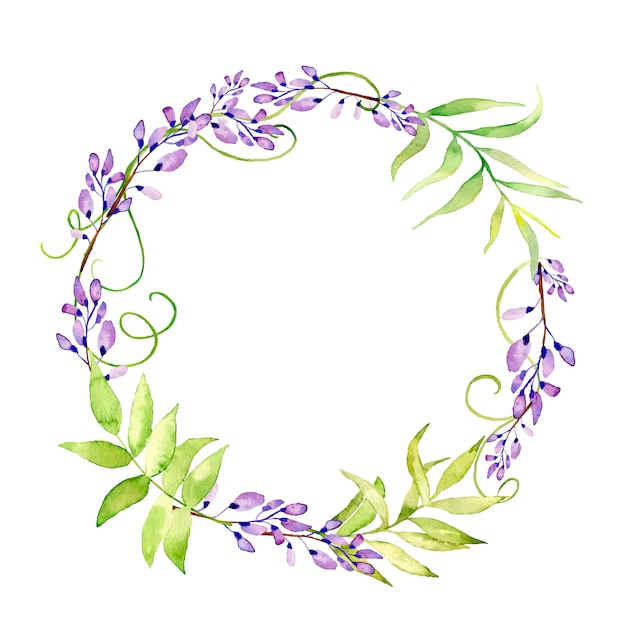 Beautiful spring floral wreaths.