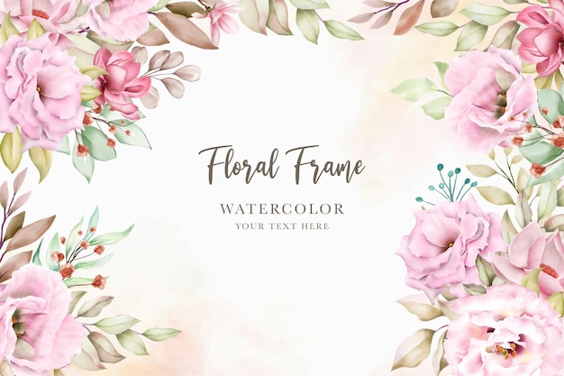 beautiful summer floral background design