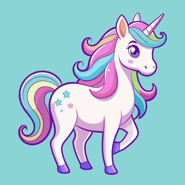 beautiful Unicorn sticker