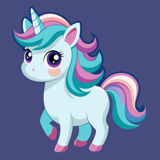 Beautiful Unicorn vector