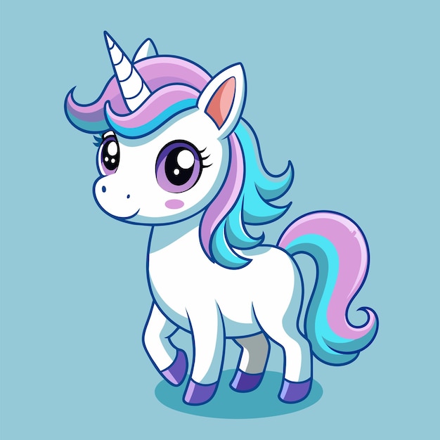 Beautiful Unicorn vector