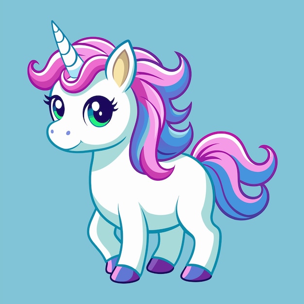 Beautiful Unicorn vector