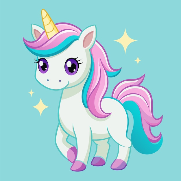 Beautiful Unicorn vector