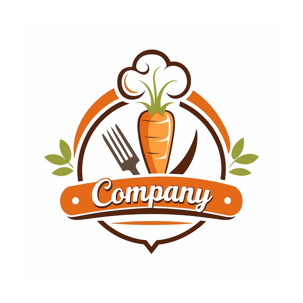 Vector beautiful and unique logo design for food and restaurant company