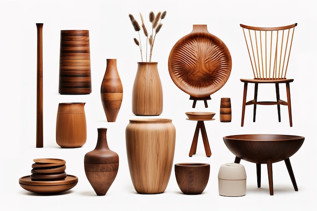 Beautiful various type vases and texture