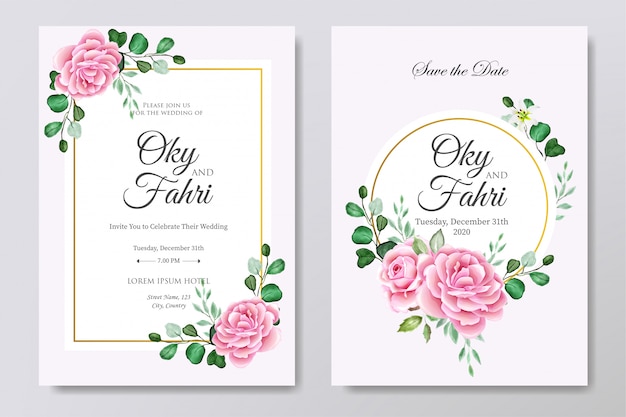 Beautiful Wedding Invitation Card