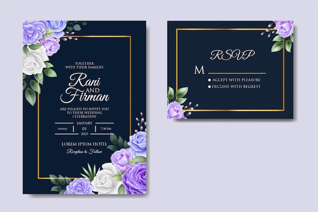 Beautiful Wedding Invitation Card