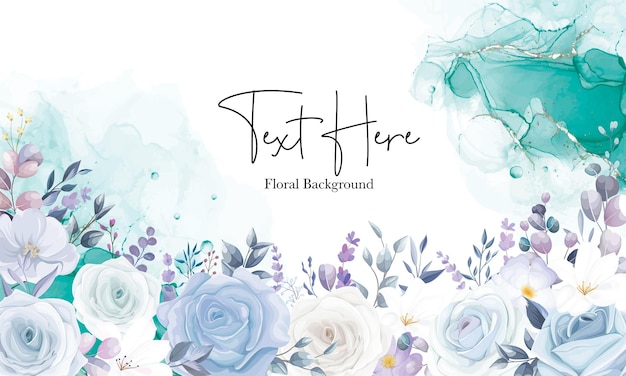 beautiful white floral background design