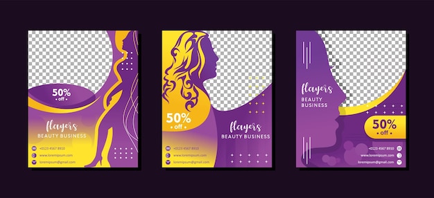 Beauty business flyer design