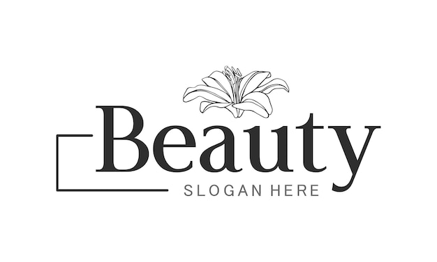 Beauty business logo design icon badge