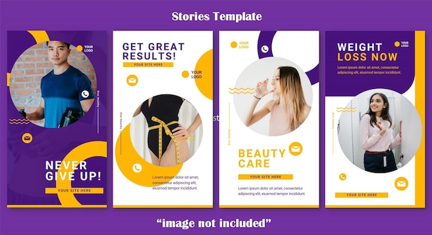 Beauty and Diet story template