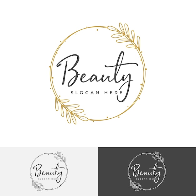 Beauty Feminine logo template