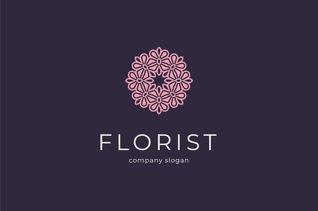 Beauty florist logo