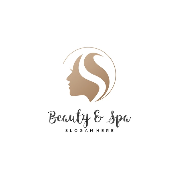 Beauty logo design with fresh and creative abstract idea