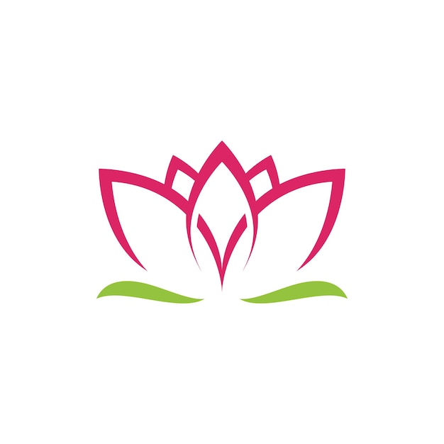 Beauty Lotus Vector Logo Template