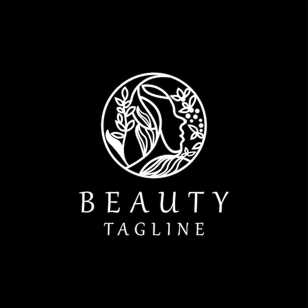 Beauty nature logo icon vector image