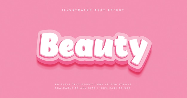 Beauty Playful Cartoon Text Style Font Effect