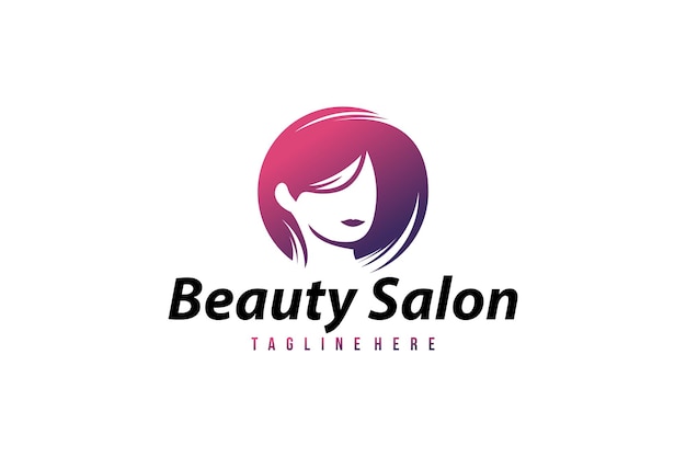 Beauty salon logo icon vector