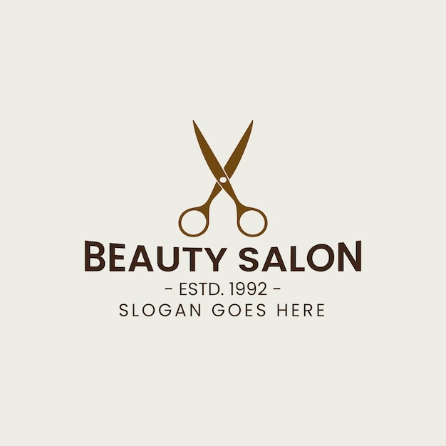 Beauty salon vintage logo