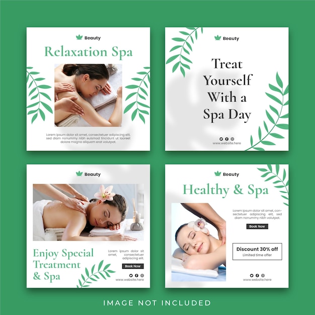 Beauty and Spa Instagram Post Template