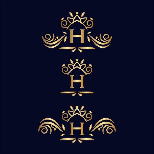 beauty spa letters logos H