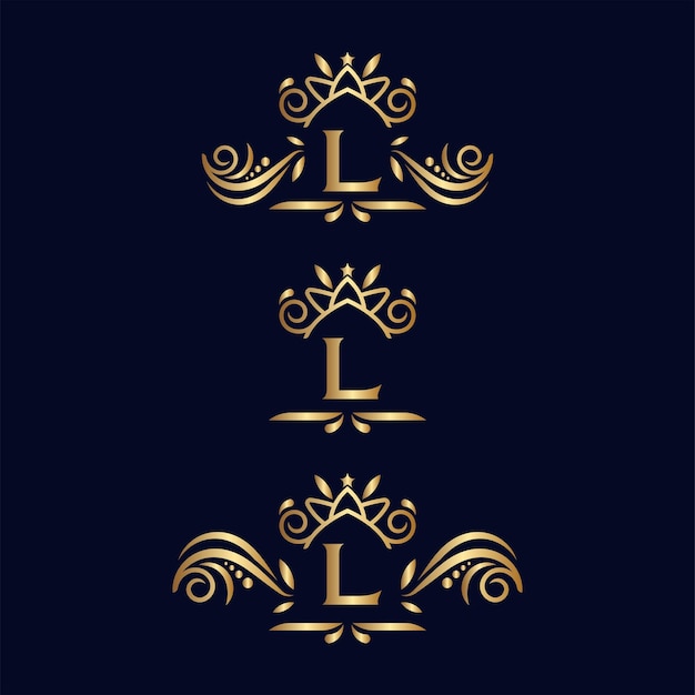 beauty spa letters logos L