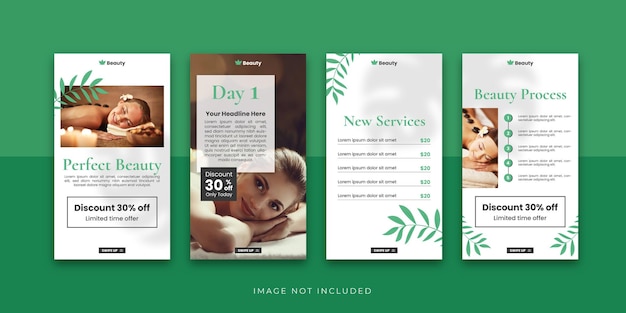 Beauty and Spa Stories Instagram Template