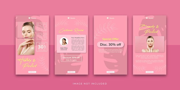 Beauty Treatment Spa Instagram Stories Template