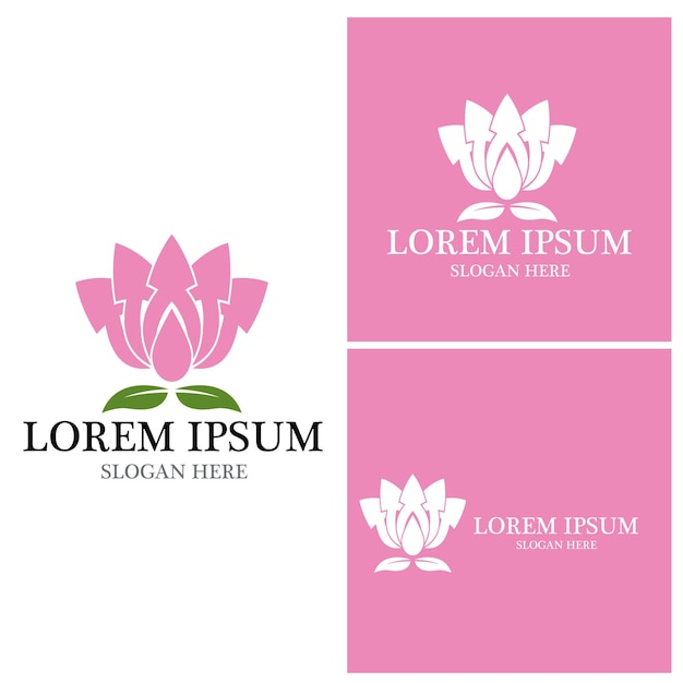 Beauty Vector lotus icon