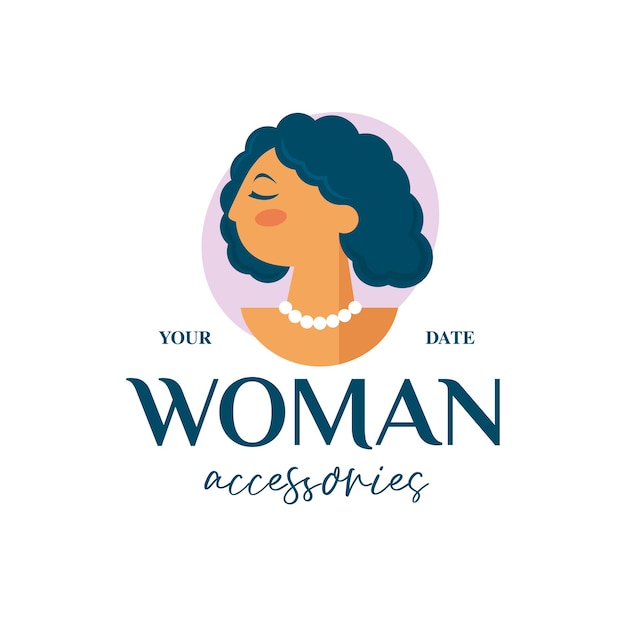 Beauty woman boutique logo 