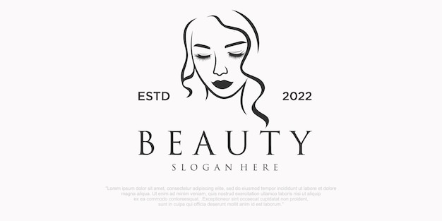 Beauty women logo design