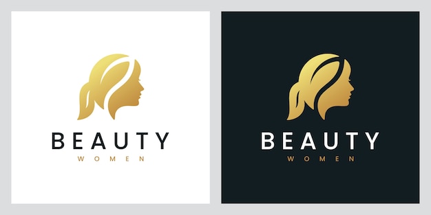 Beauty women,natural spa, cosmetic, logo design inspiration