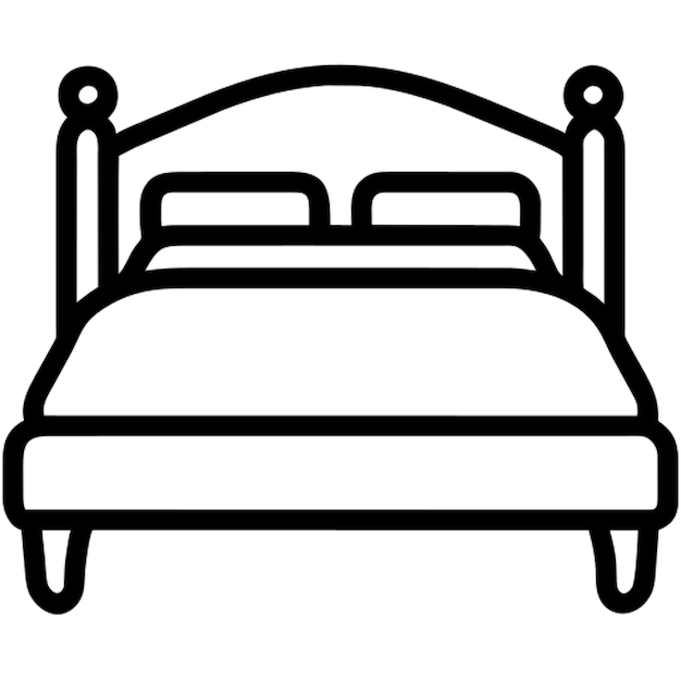 bed icon outline