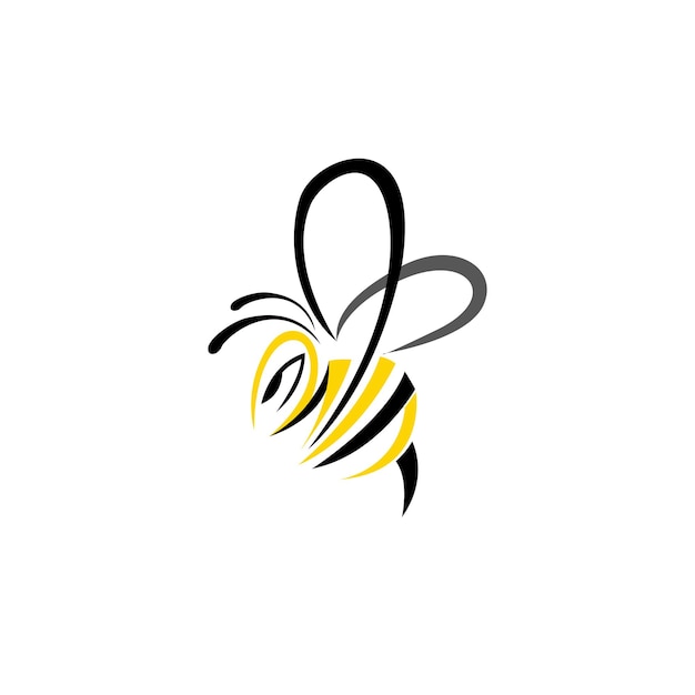 Bee animal logo