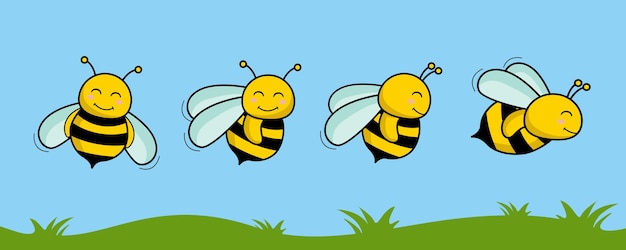 Bee Cartoon Nature