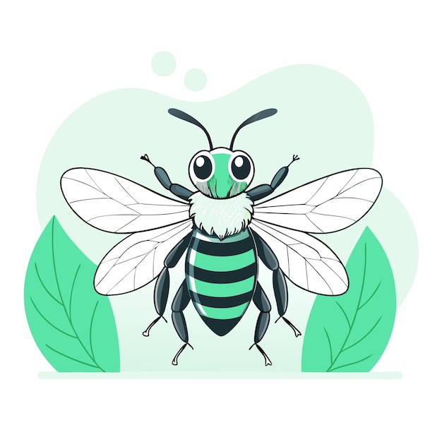 Bee concept Illustration