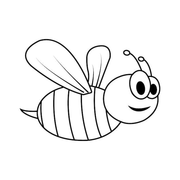 Vector bee icon design