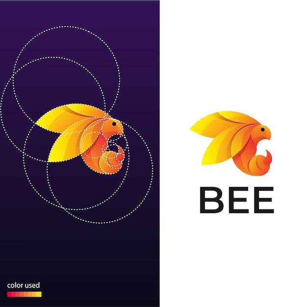 bee logo concept