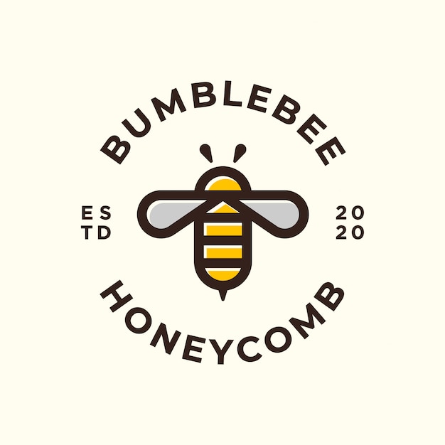 Bee logo and icon.