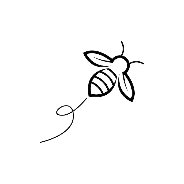 Bee logo images illustration design