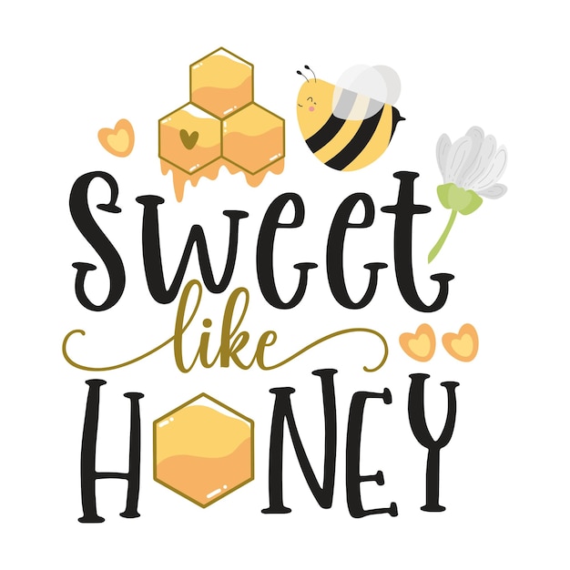 Bee Quotes Illustration Motivational Inspirational Quotes Design With Bees Illustration