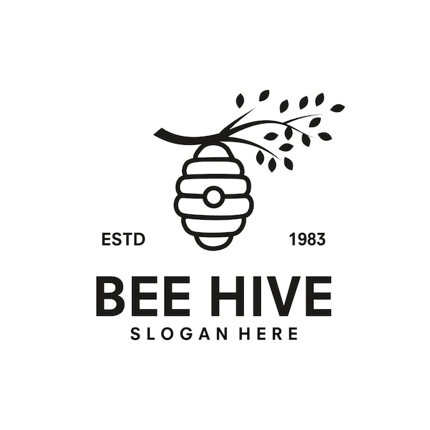 Vector beehive line icon outline vector symbol illustration pixel perfect editable stroke