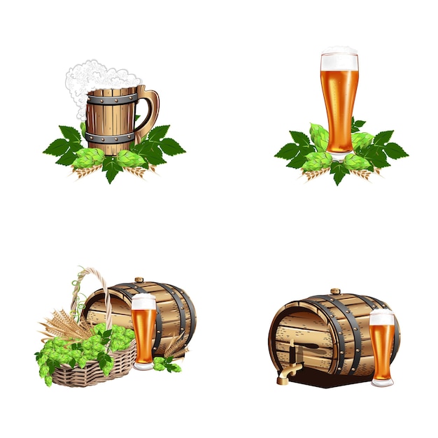 Beer decoration set