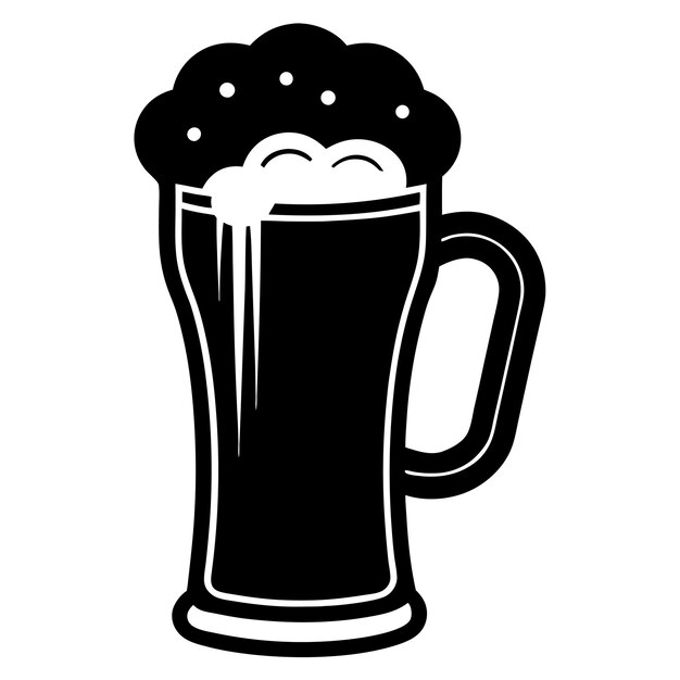 Vector beer glass clip art